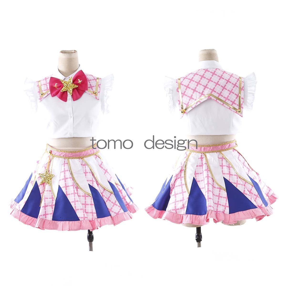 アイカツ　星宮いちご　ステージ衣装　コスプレ 三分妄想 アイカツ！アイドルカツドウ！ コスプレ 星宮いちご 衣装